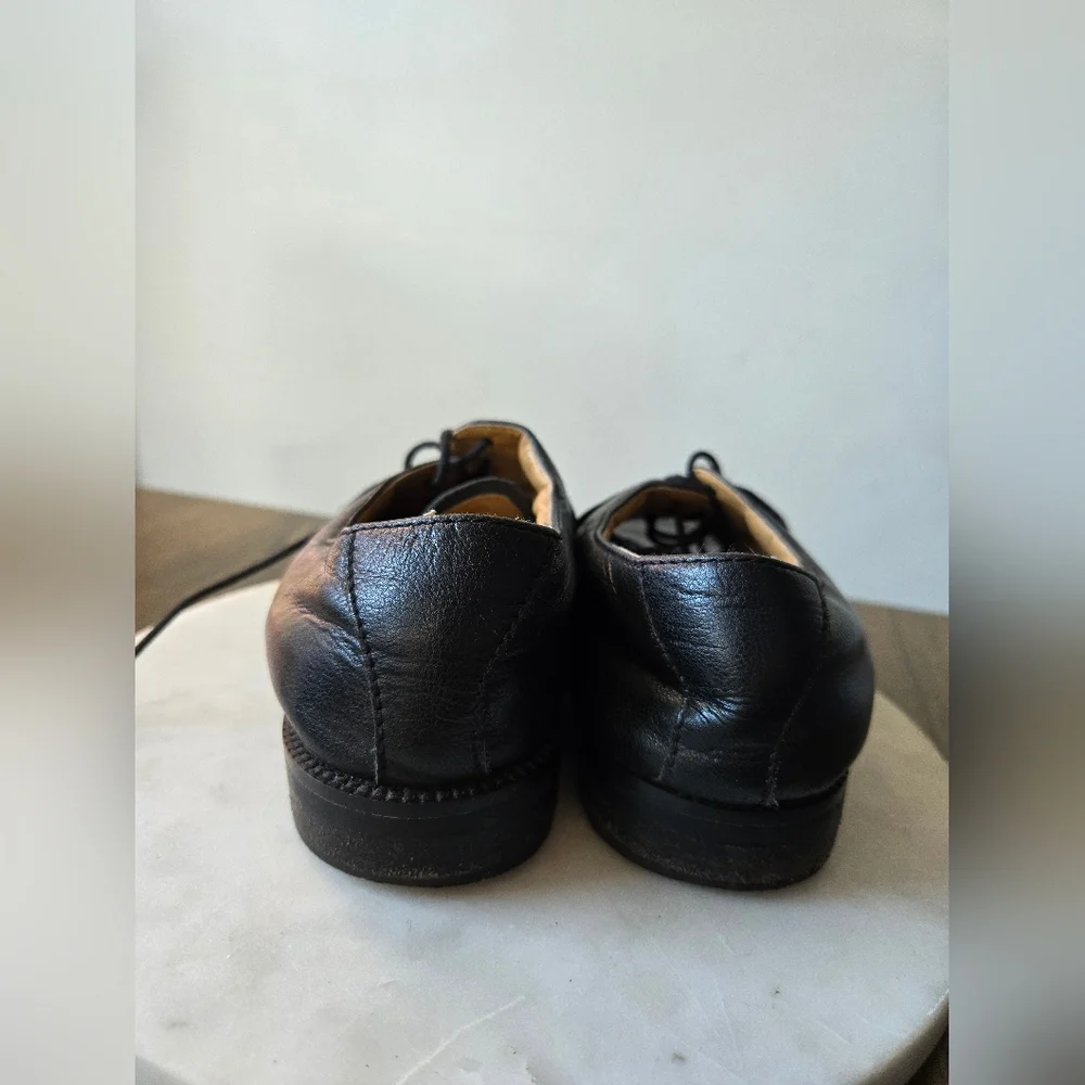 Vintage Nordstom Leather Black Shoes 2 1/2